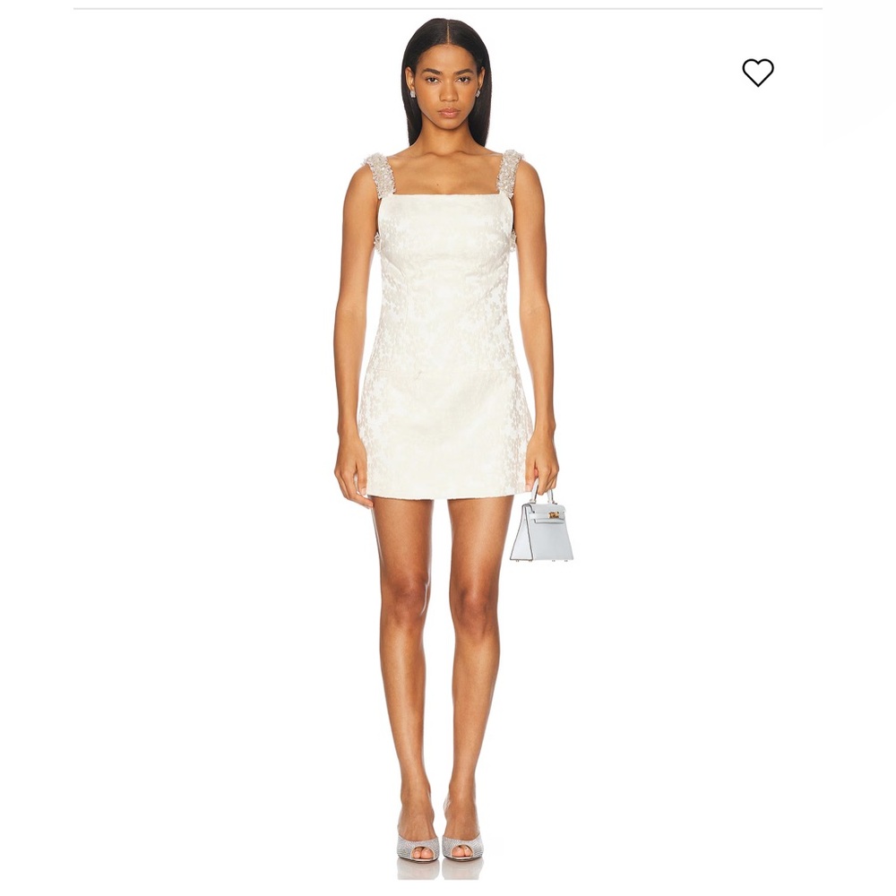 NWT SANDY LIANG Blanco Dress size 8 color ivory women’s